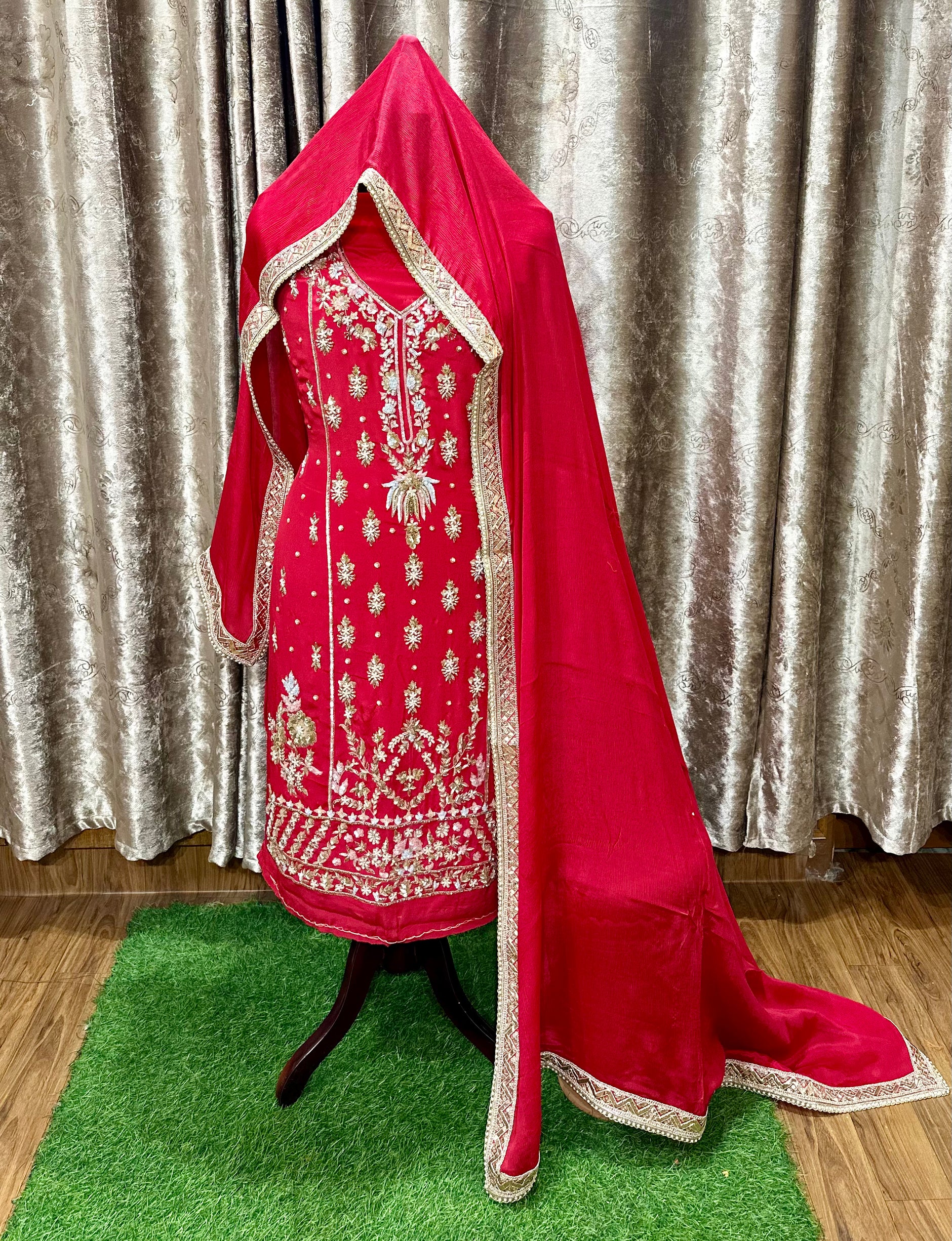 Punjabi designer suits for wedding best sale