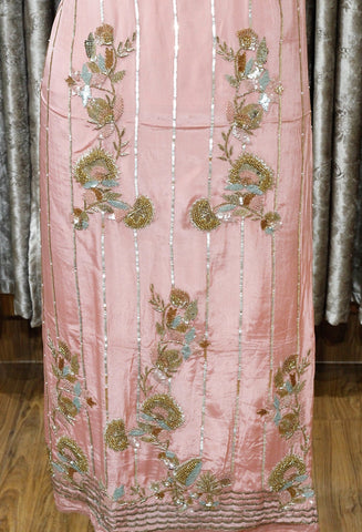 Peach Full Suit With Same Colour Dupatta-1533