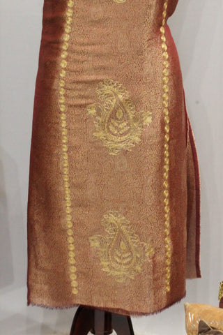 Maroon Full Suit With Same Colour Chinon Chiffon Dupatta-1654