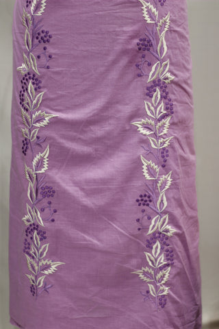 Purple Pink Full Suit With Pure Chiffon Tie Dye Dupatta-1678