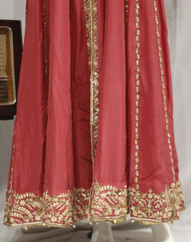 Onion Pink Long Dress-1740