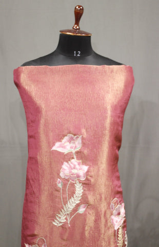 Onion Pink Full Suit With Light Peach Dupatta-1760