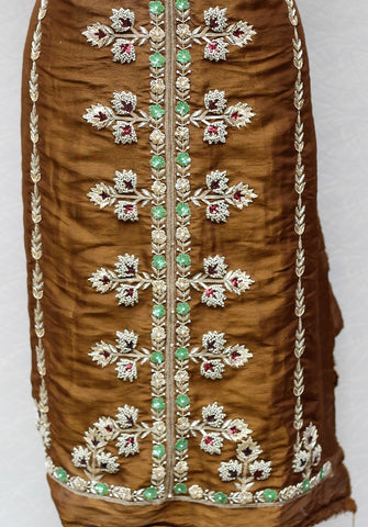 Brown Full Suit With Same Colour Dupatta
