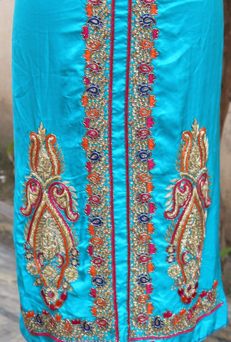 Firoji Full Suit With Same Colour or Contrast Dupatta