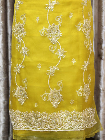 Mustard Full Suit With Same Colour Dupatta-1274