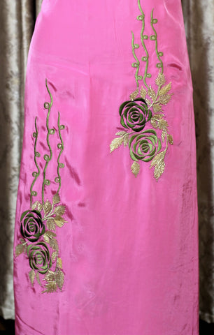 Pink full suit with Bandhani Georgette Chiffon Dupatta-1304
